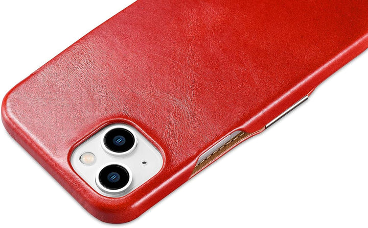Mobiskin Hülle kompatibel mit Apple iPhone 13 Mini (5,4 Zoll), Handyhülle mit echtem Leder, Case, Sc