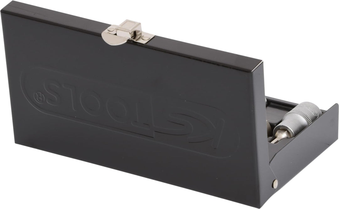 KS Tools 911.1321 1/2" Bit-Stecknuss-Satz Innensechskant, kurz, 9-tlg.