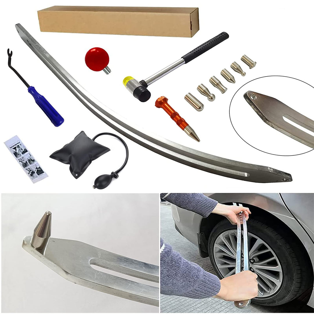 CYGOODS 12 Teile/Satz Auto Auto Auto Dent Removal Fender Repair Damage Puller Lifter Arch Brecheisen