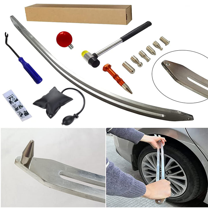 CYGOODS 12 Teile/Satz Auto Auto Auto Dent Removal Fender Repair Damage Puller Lifter Arch Brecheisen