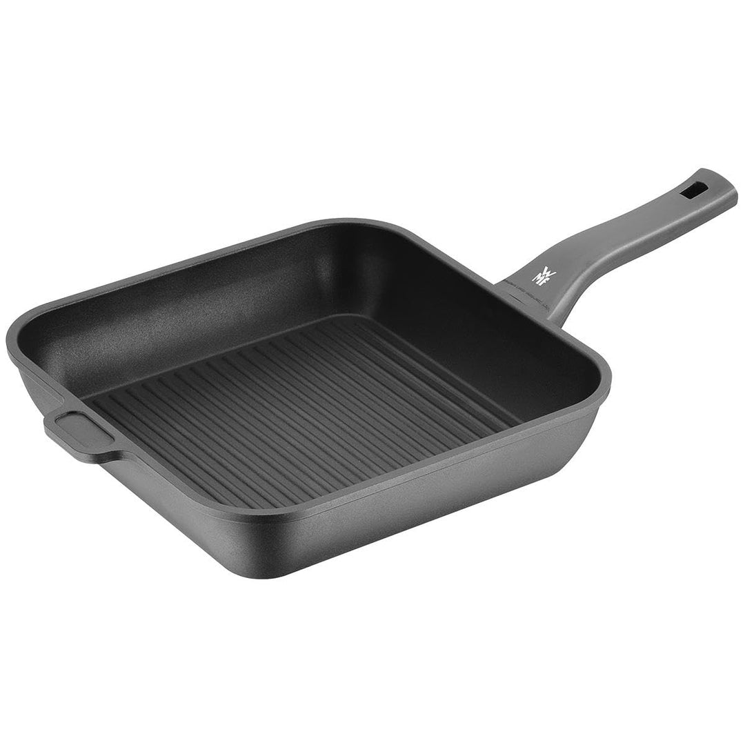 WMF Permadur Premium Grillpfanne 28 cm Induktion, Aluminium beschichtet, Steakpfanne ideal zum knusp