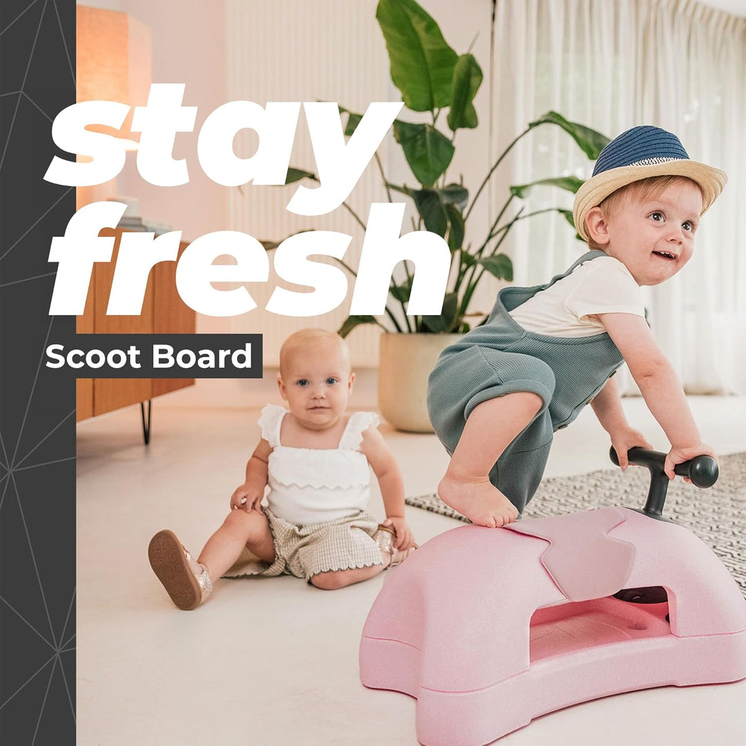 Scoot & Ride My First (Rose)-Babyrutscher, Babyroller, Babyrollbrett für +6 Monaten