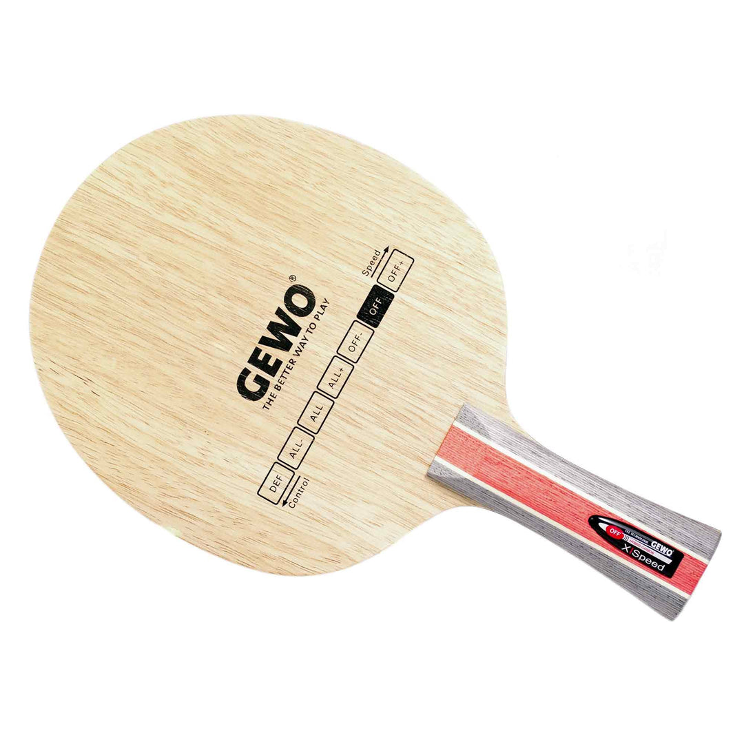 GEWO Hybrid Carbon X/Speed Off Tischtennisholz – 5+2-lagig mit CFL-Technologie – extrem schnell &amp; sp