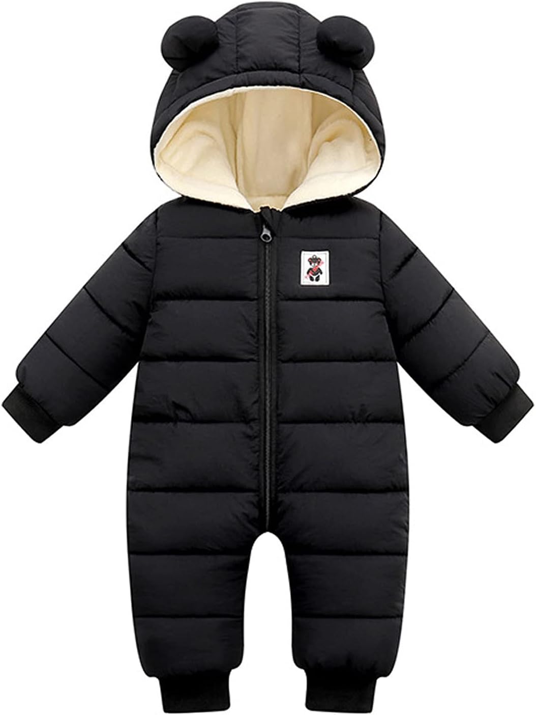 Fulidngzg Schneeanzug Baby 0-3 Monate Junge Winddicht Kleinkind Winterjacke Jacke Mantel Reissversch