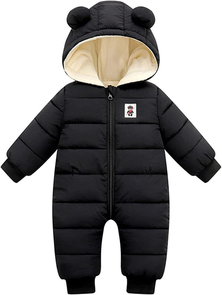 Fulidngzg Schneeanzug Baby 0-3 Monate Junge Winddicht Kleinkind Winterjacke Jacke Mantel Reissversch