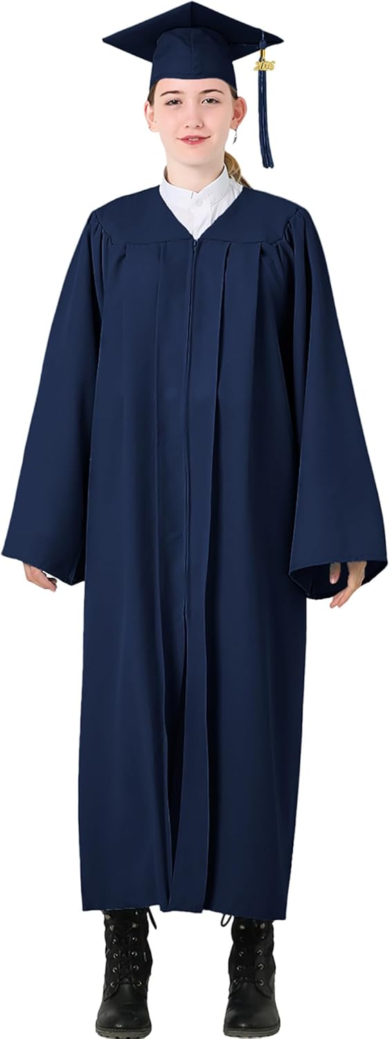 GraduatePro Abschluss Talar Doktorhut 2026 Absolventen Graduation Abschluss Bachelor Hut Abschlusskl