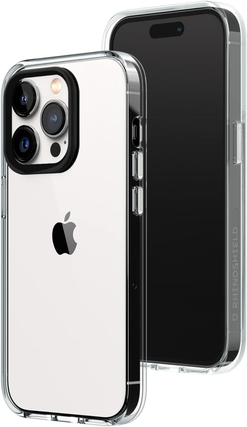 RhinoShield Crystal Clear Case kompatibel mit [iPhone 13 Pro] | Fortschrittliche Vergilbungsresisten