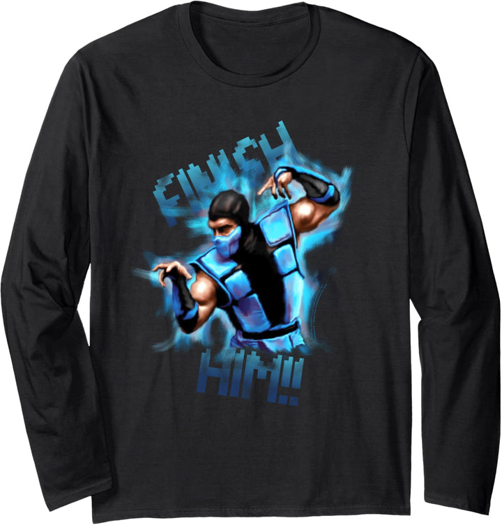 Mortal Kombat Klassic Finish Him!! Langarmshirt