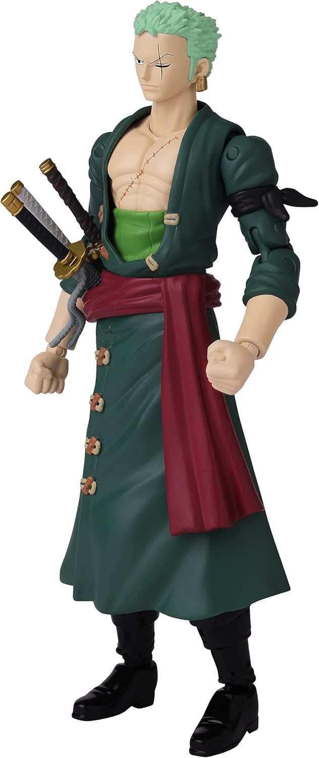 BANDAI - Anime Heroes - One Piece Figur - Lorenor Zorro - Roronoa Zoro - Figurine Anime Heroes 17 cm