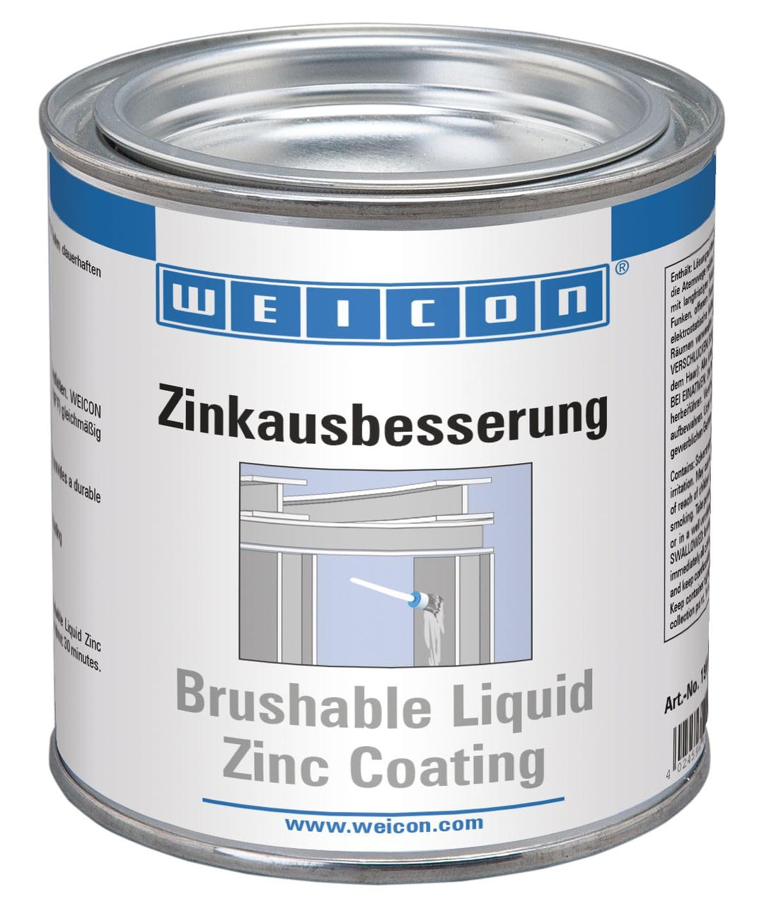 WEICON Zinkausbesserung 375 ml I Feuerverzinkt, 375 ml