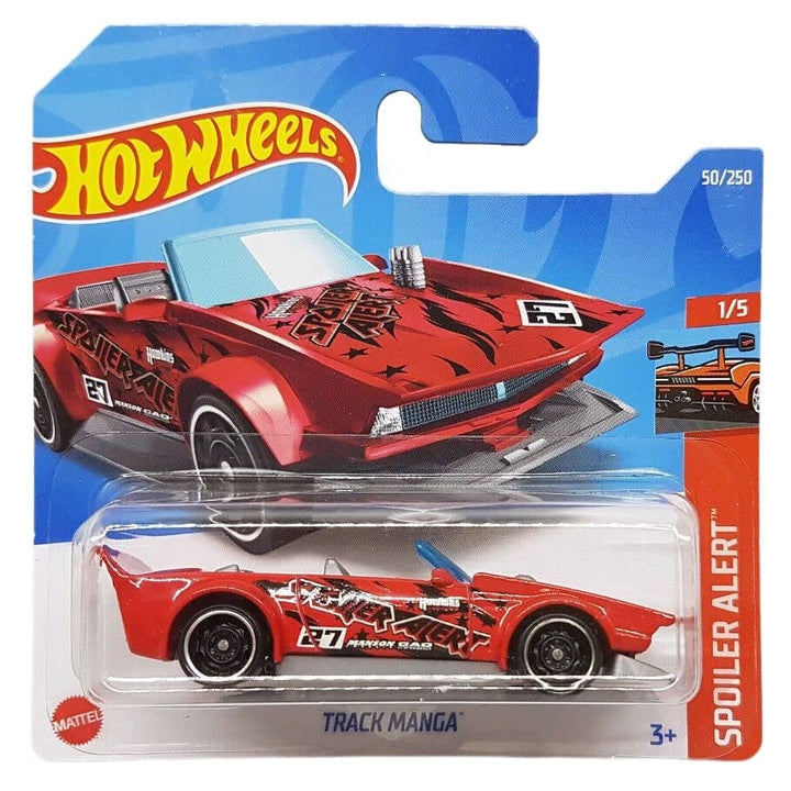 Hot Wheels - Track Manga - Spoiler Alert 1/5 - HCW97 - Short Card - rot - Mattel 2022