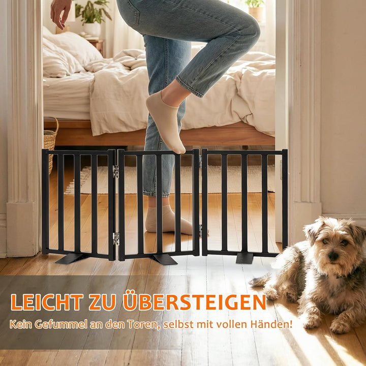 Snagle Paw Hundegitter mit Standfüssen für kleine Hunde und Welpen,42cm Hoch | Niedriges Absperrgitt