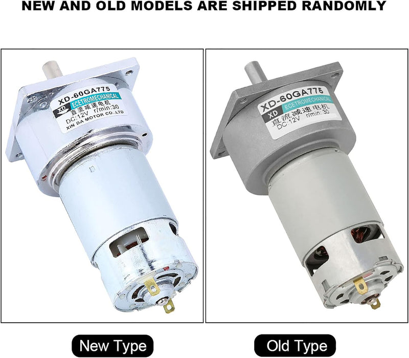 5-600 RPM Speed Reducer Getriebemotor DC 12 / 24V 35W CW/CCW Micro Hohe Drehmoment Drehzahl Getrie