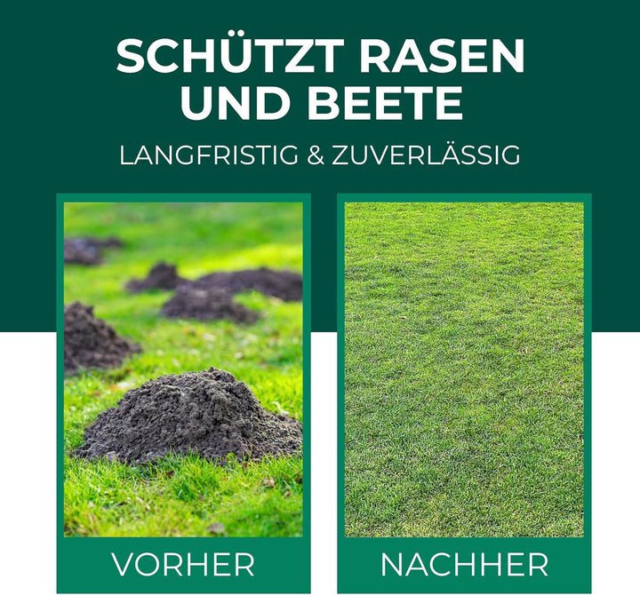 Silberkraft Wühlmaus- & Maulwurf-Vertreiber Granulat 200g - Repellent zur Vertreibung über Duftstoff