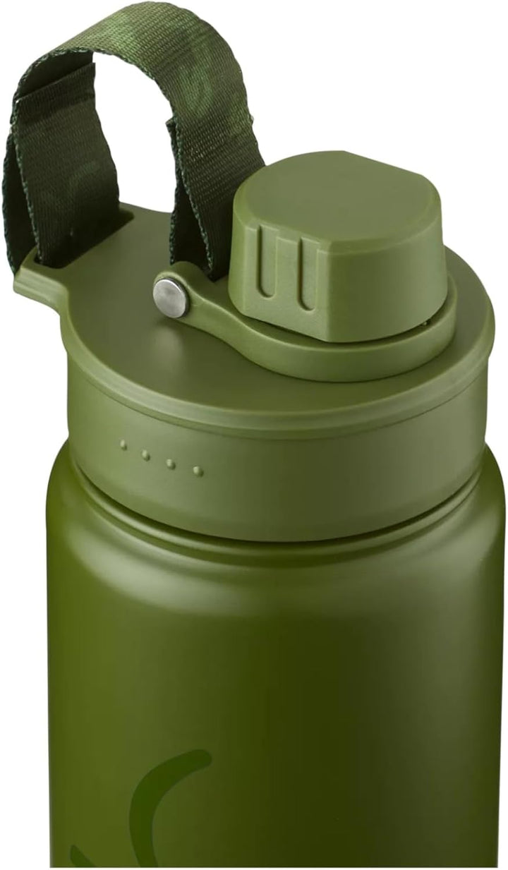Satch aus Edelstahl BPA-frei 0,5l, Auslaufsicher und Kohlensäure geeignet, für Heisse und Kalte Getr