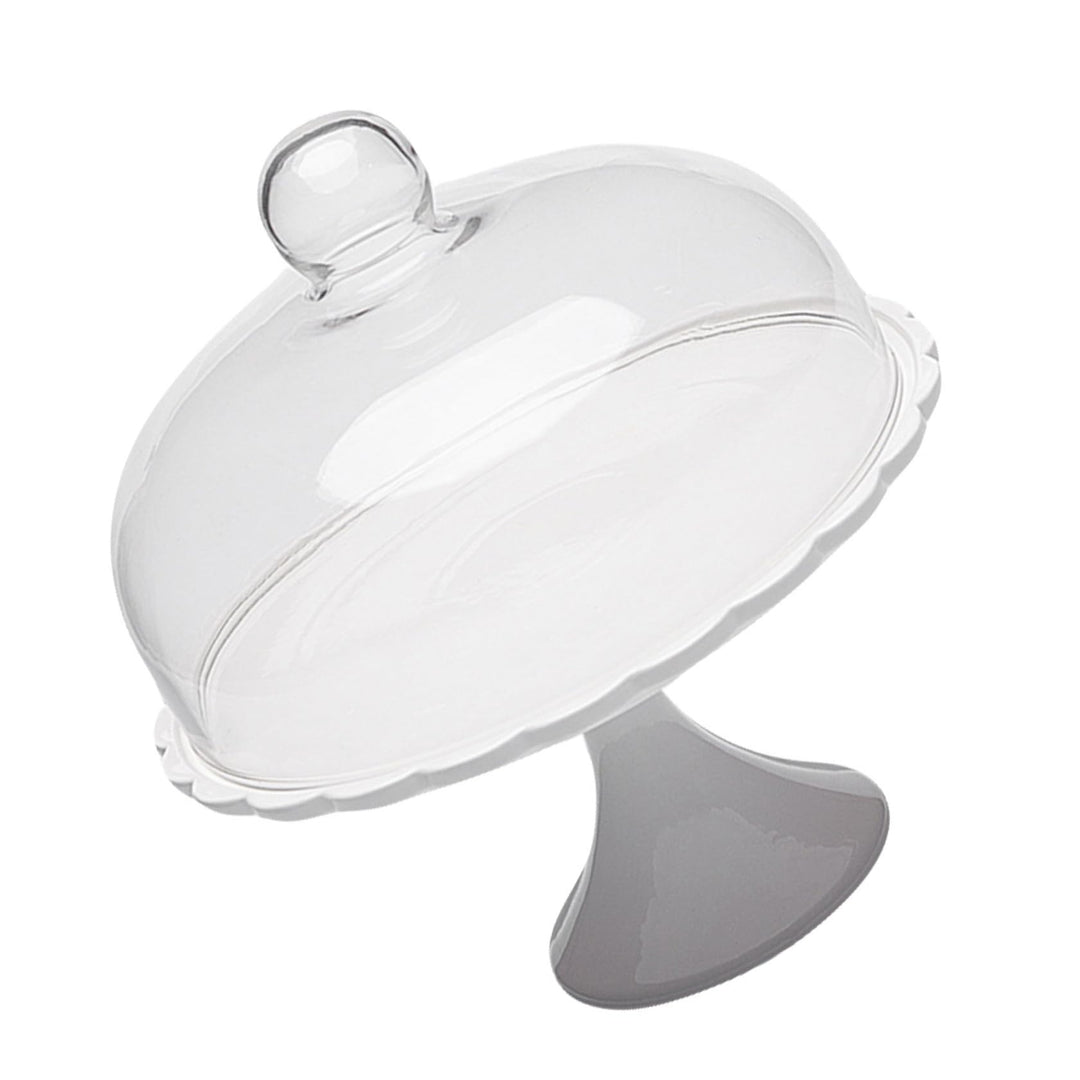 Glas Tortenplatte Mit Deckel Footed Cake Plate mit Kuppel Keramik Dessert St?nder mit Glas Dome Deck