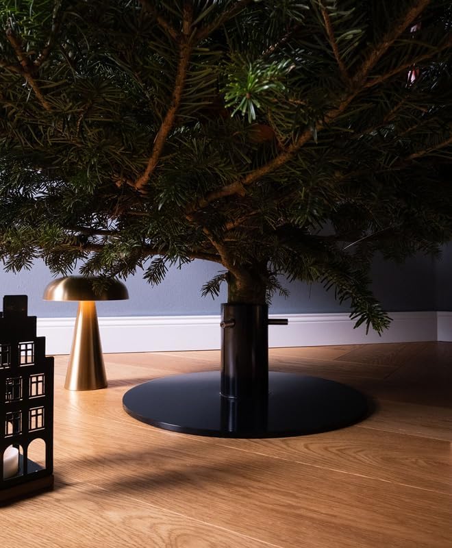 Weihnachtsbaumständer mit Wassertank aus Metall - Christbaumständer - Tannenbaumständer aus Stahl pu
