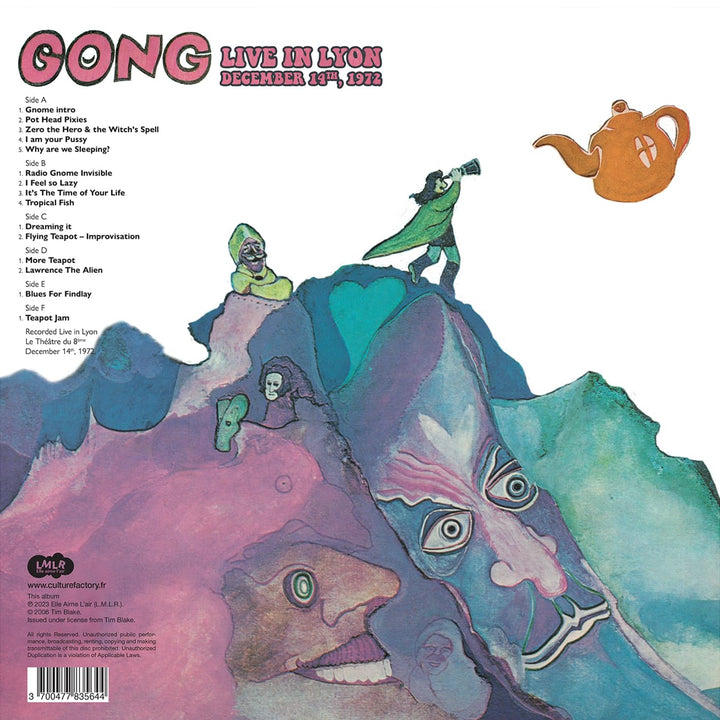 Live In Lyon, 14. Dezember 1972, Vinyl