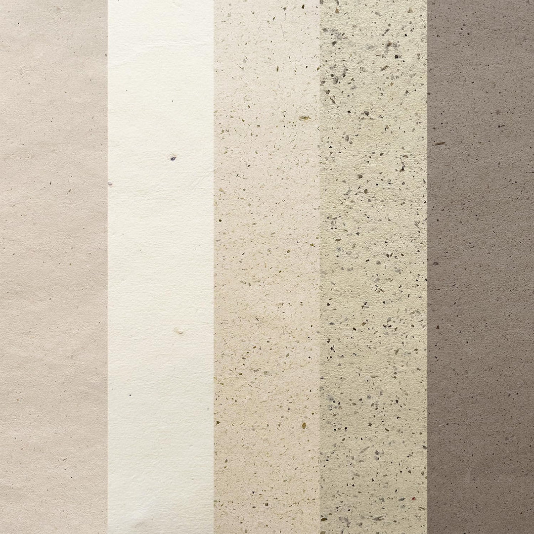 Artway Tree Free Paper Pack – Die Kollektion (25xA4-Blatt) von fünf pflanzlichen Faserpapieren, geei