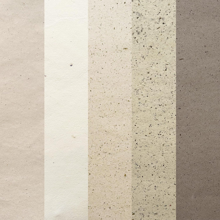 Artway Tree Free Paper Pack – Die Kollektion (25xA4-Blatt) von fünf pflanzlichen Faserpapieren, geei