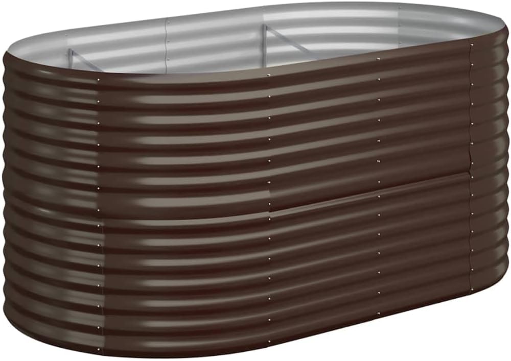 vidaXL Hochbeet, Wetterfestes Hochbeet für Garten Balkon Terrasse, Kräuterhochbeet zum Selber Bauen,