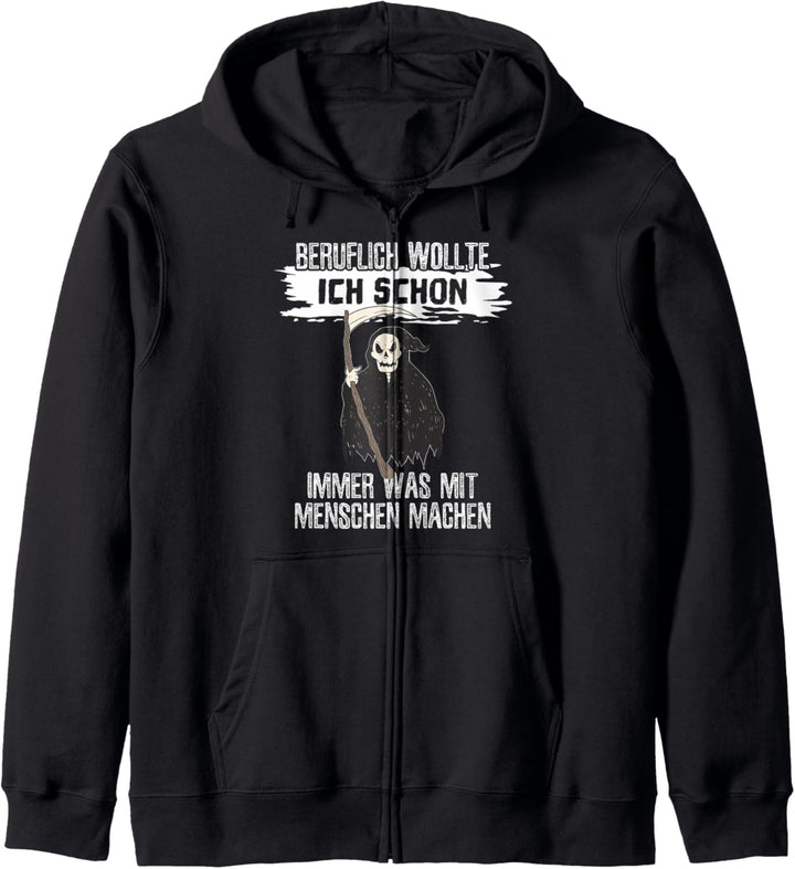 Beruflich wollte ich schon immer was mit Menschen machen Kapuzenjacke