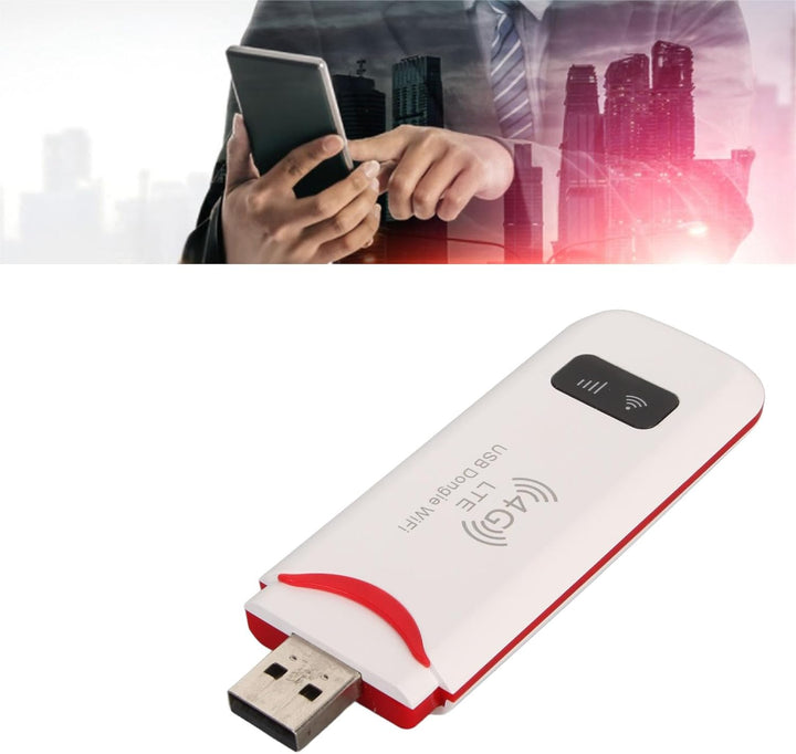 Ejoyous 4G USB WLAN Hotspot Stick, Mobiles Modem Router Tragbarer WiFi Dongle mit SIM-Karten-Slot fü