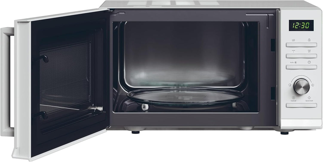 Candy CMGA25TNDW Mikrowelle mit Grill, 25 l, 900 W-1000 W, 11 Leistungsstufen, Drehregler und Knöpfe