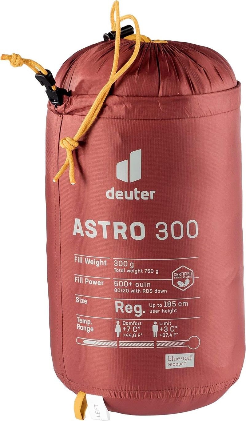 DEUTER Astro 300 L Redwood-Curry Left Zip, Left Zip