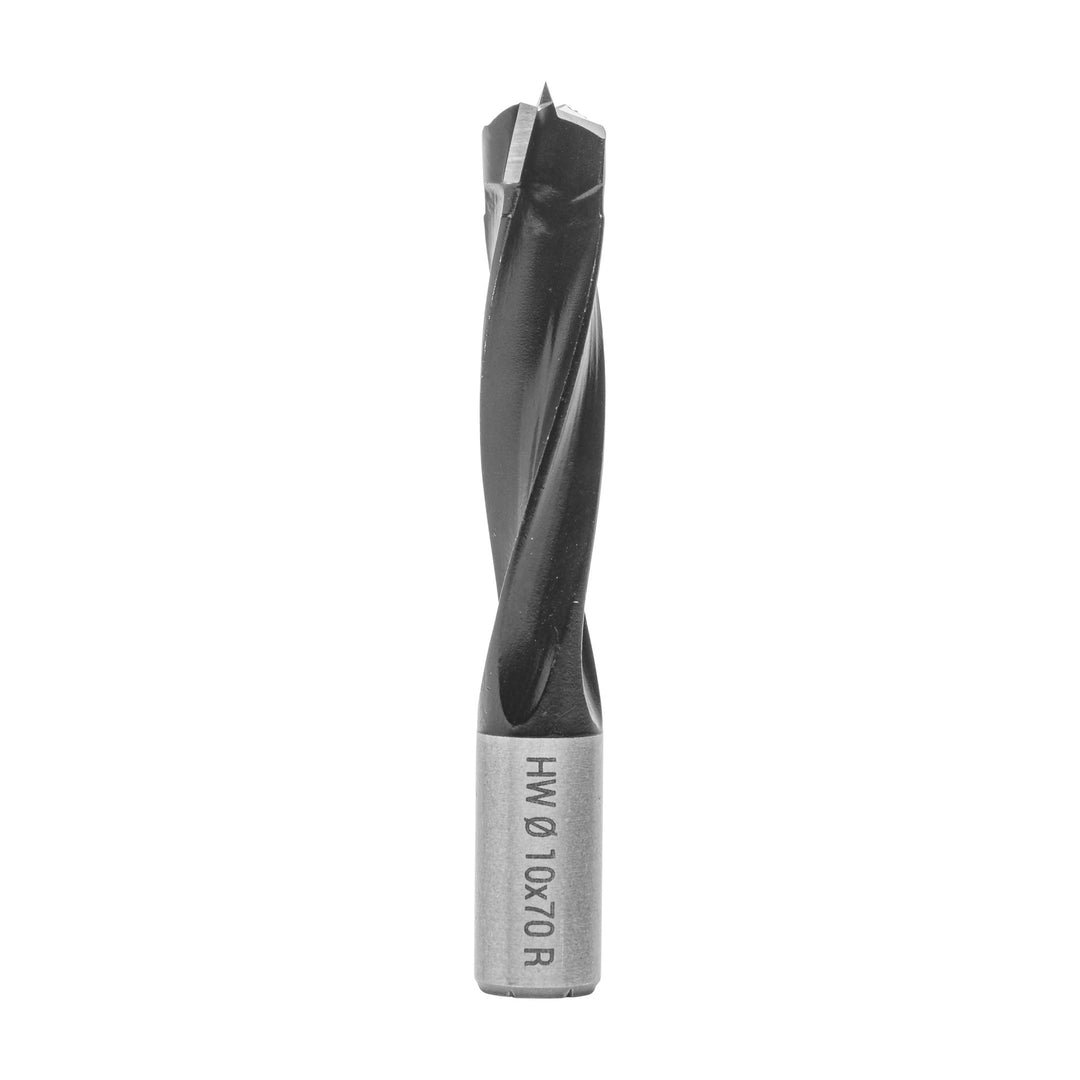 ENT 22286 Dübelbohrer HW, Schaft (S) 10 mm, Durchmesser (D) 10 mm, NL 43 mm, SL 20 mm, L 70 mm, Rech
