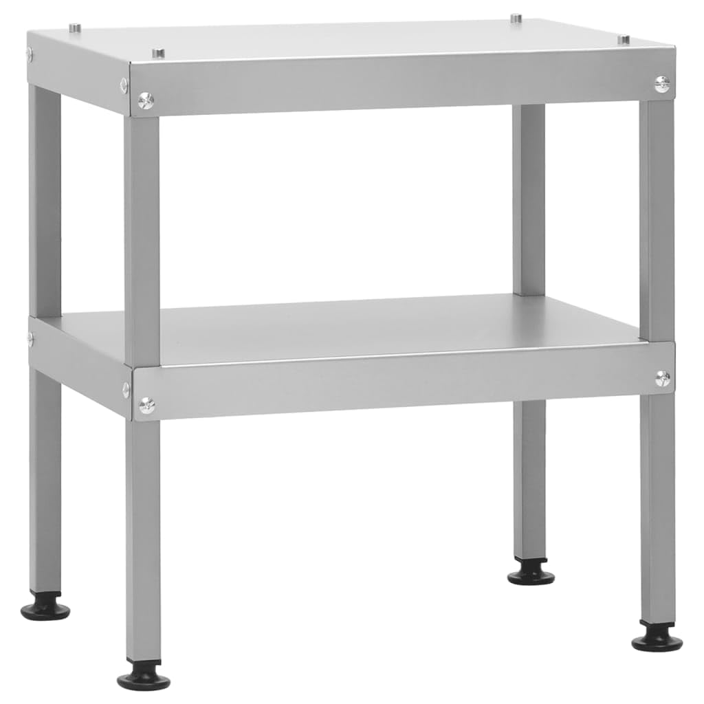 INLIFE Tisch für Räucherofen 40x28x44,5 cm Verzinkter Stahl,3,63 KG,364747