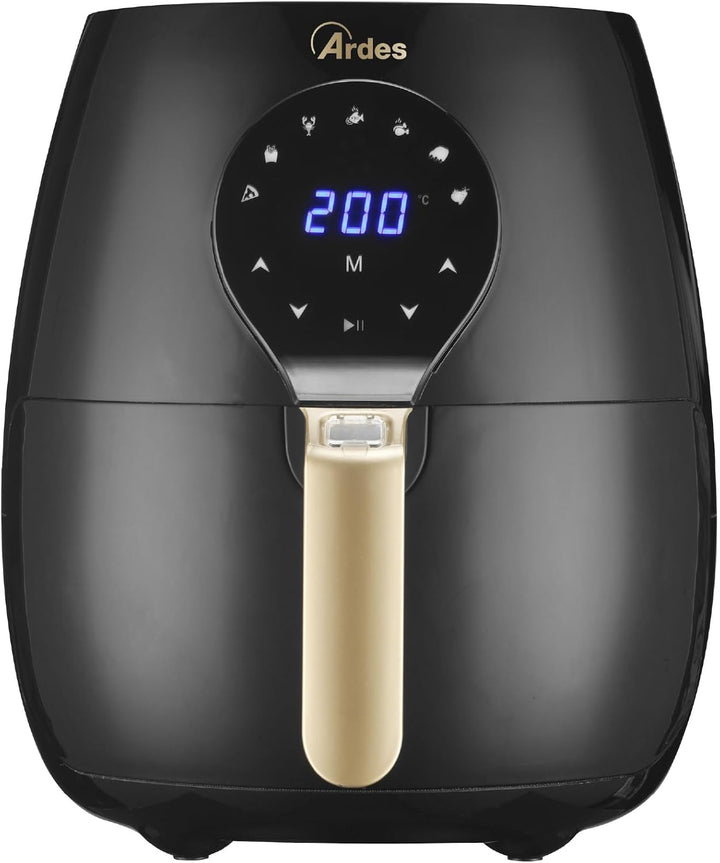 ARDES - Heissluftfritteuse 5 Liter Fassungsvermögen Air Fryer Maxi mit Digitalanzeige und 60-Minuten
