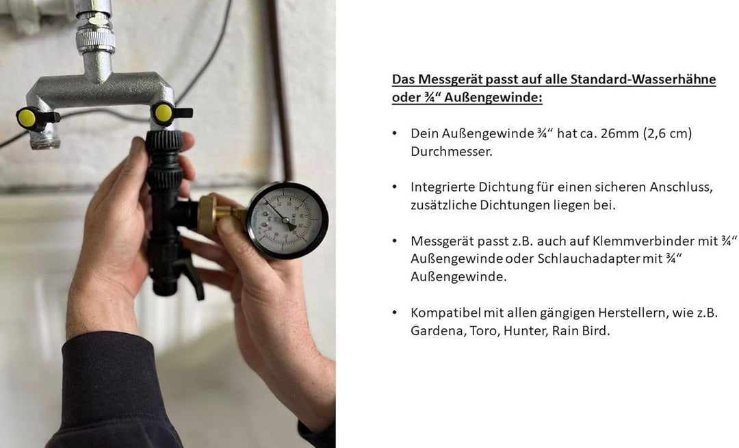 Plug&Rain DVS Beregnung Messgerät: Wie viele Regner an die Gartenbewässerung? Bewässerung für deinen