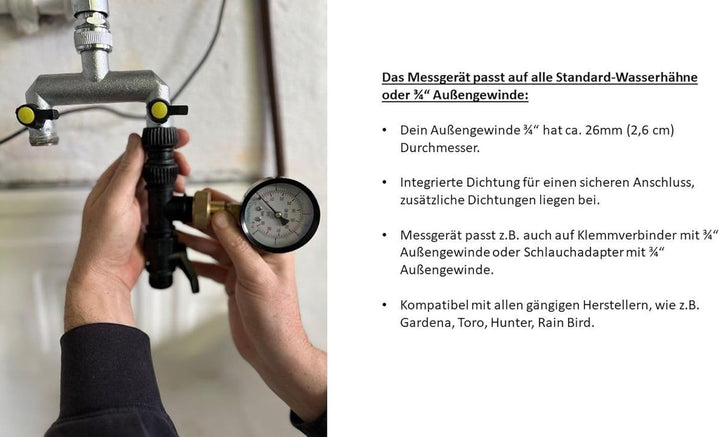 Plug&Rain DVS Beregnung Messgerät: Wie viele Regner an die Gartenbewässerung? Bewässerung für deinen