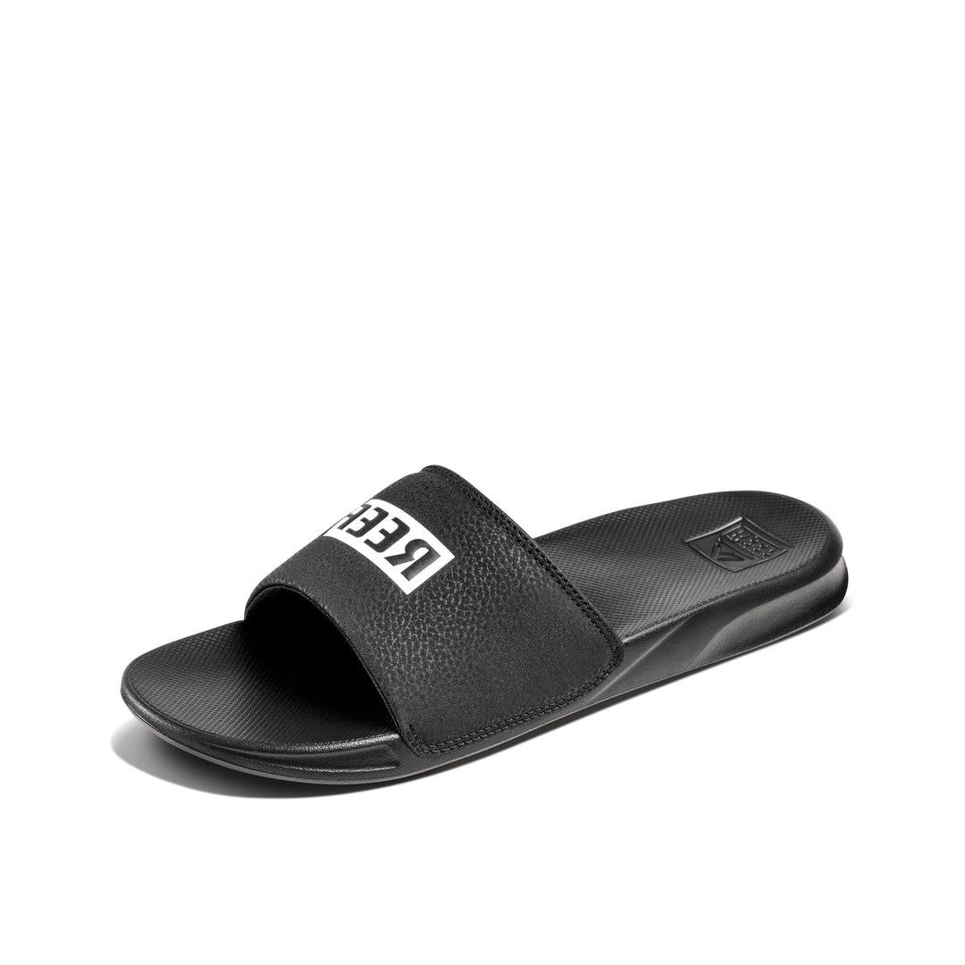 Reef Herren One Slide Schiebe-Sandalen 40 EU Reef Black White, 40 EU Reef Black White