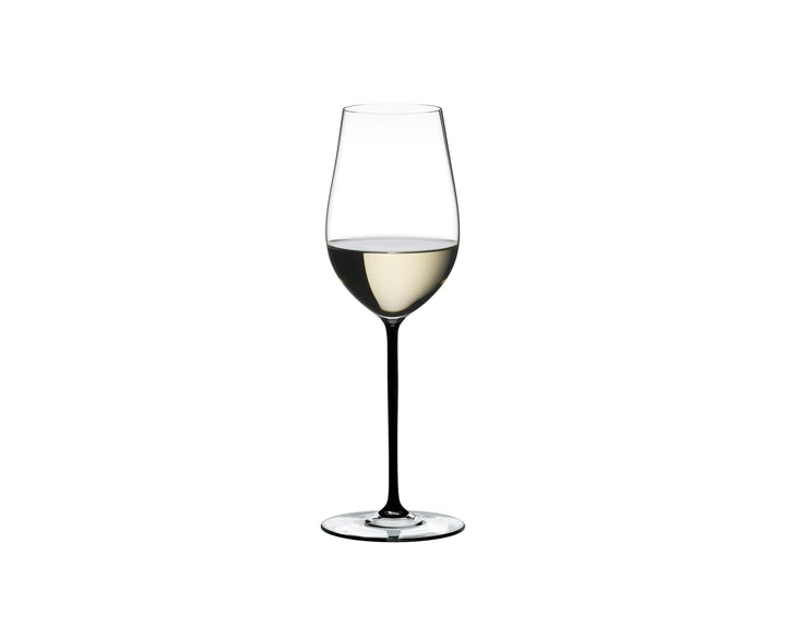 Riedel Fatto A Mano Riesling/Zinfandel Weinglas, Schwarz, Schwarz