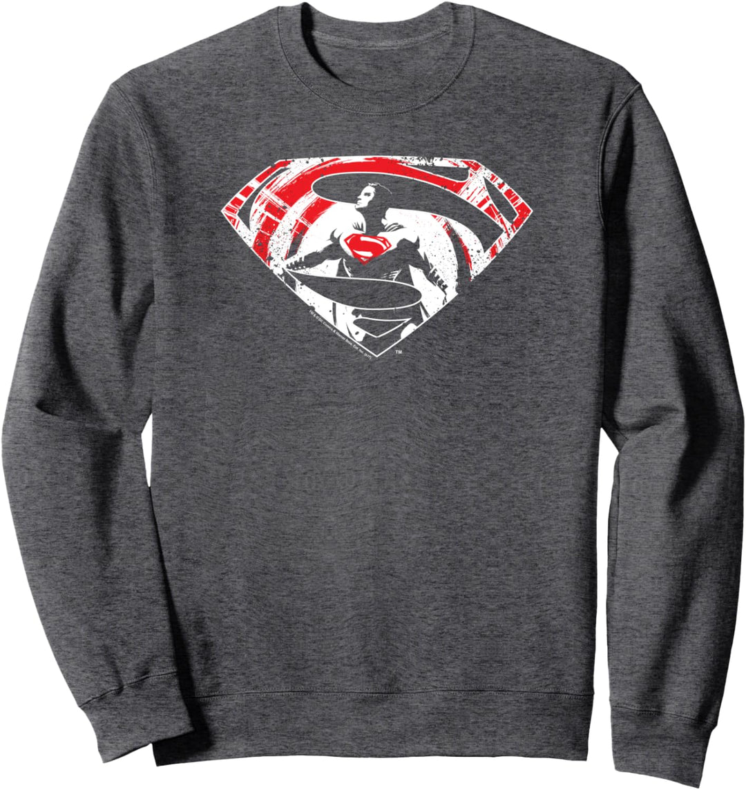 Batman v Superman Super Splatter Logo Sweatshirt