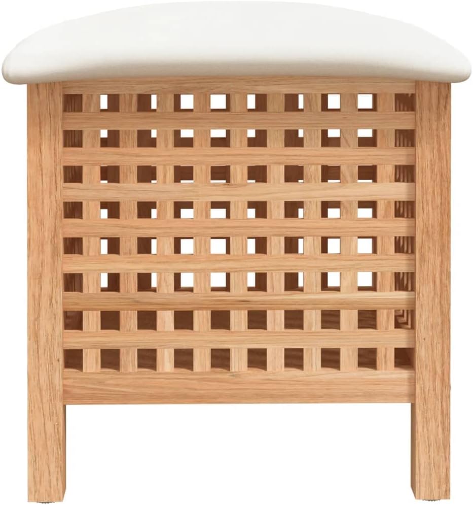 vidaXL Badhocker, Hocker für Badezimmer, Wäschekorb mit viel Stauraum, Badezimmerhocker Duschhocker