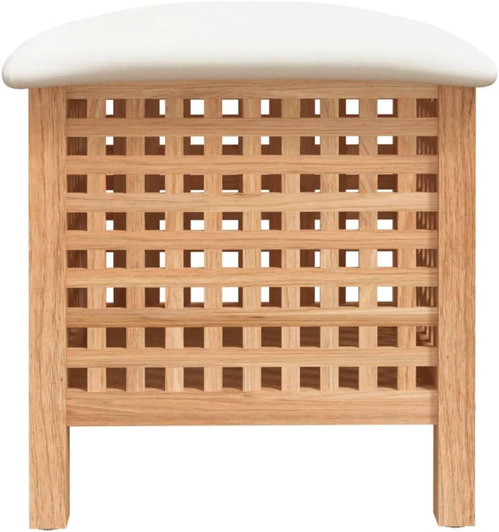 vidaXL Badhocker, Hocker für Badezimmer, Wäschekorb mit viel Stauraum, Badezimmerhocker Duschhocker