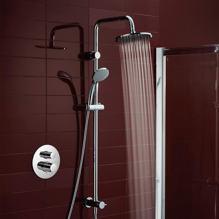 Ideal Standard A5691AA Idealrain Duschsystem Aufputz ohne Aufputz-Armatur 1050mm Chrom, ohne Aufputz