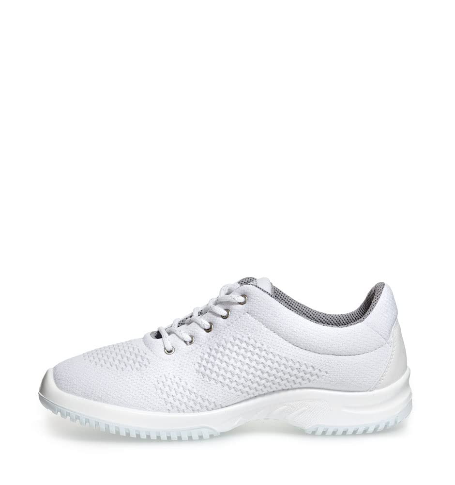 ABEBA 36772 UNI6 ESD Niedriger Schuh, O2, FO, SRC, Weiss, Grösse 35 35 EU, 35 EU