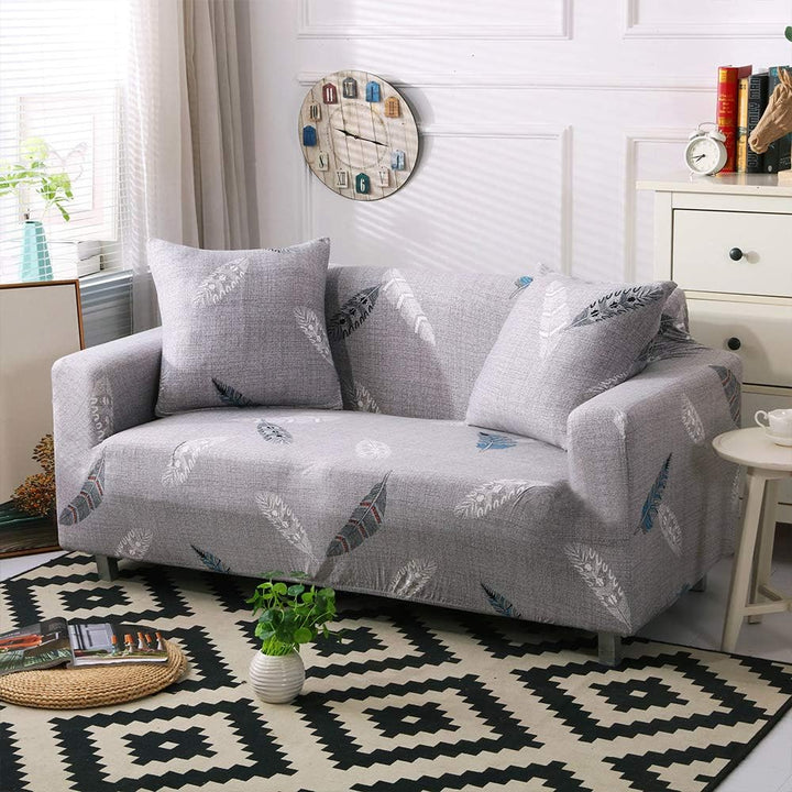 ARNTY Sofabezüge, Moderne Elastischer Sofabezug Stretch 1/2/3/4 Sitzer Couchbezug Antirutsch Blumend