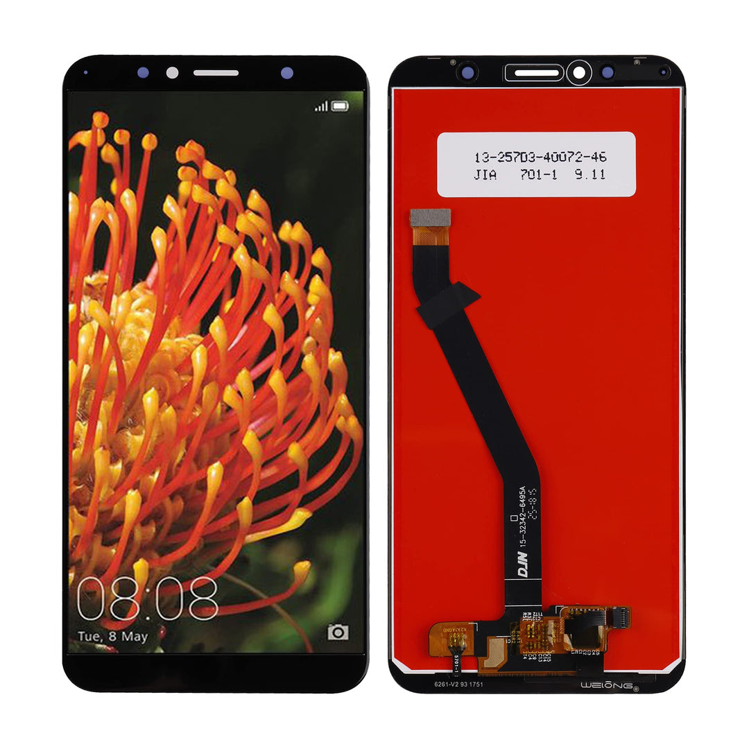 SwarKing LCD Display kompatibel mit Huawei Y6 2018 &amp; Y6 Prime 2018 Touch Screen Digitizer (Schwarz o