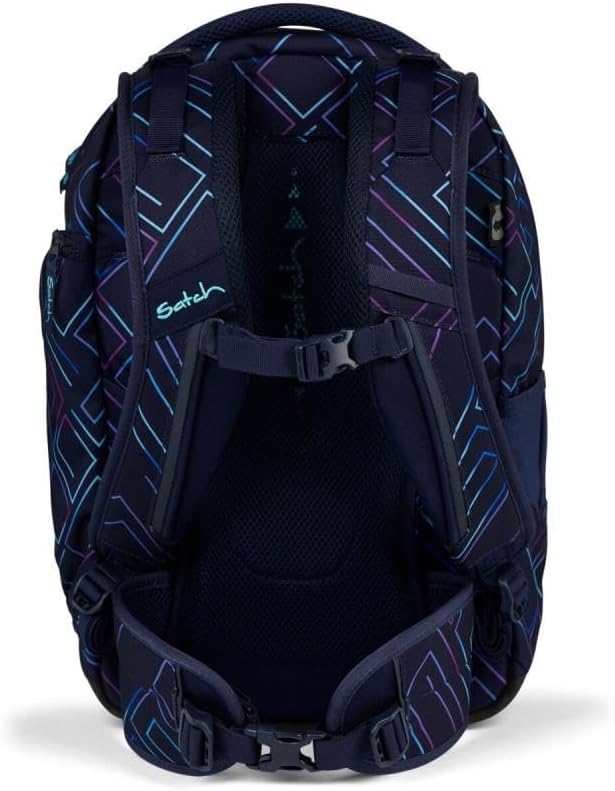 Satch Match Pencil Slider Edition Schulrucksack Set 3tlg. inkl. Sporttasche Purple Laser, Purple Las