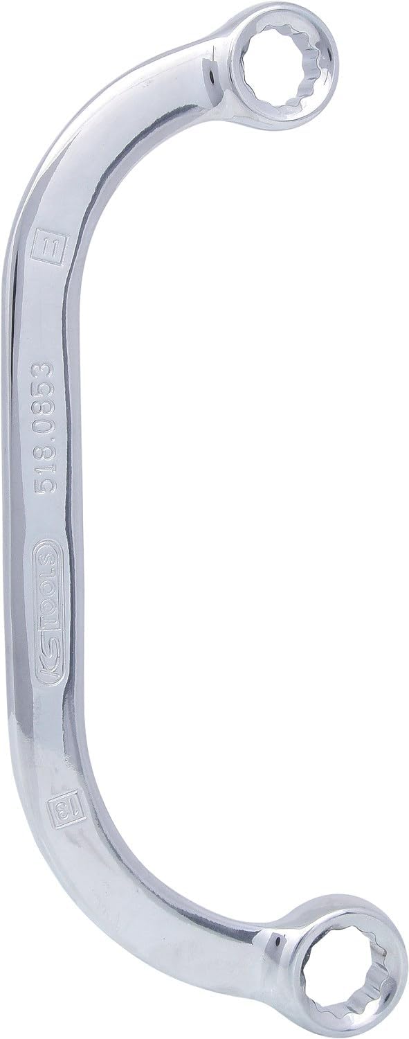 KS Tools 518.0853 CHROMEplus Starter- und Blockschlüssel, 11x13mm