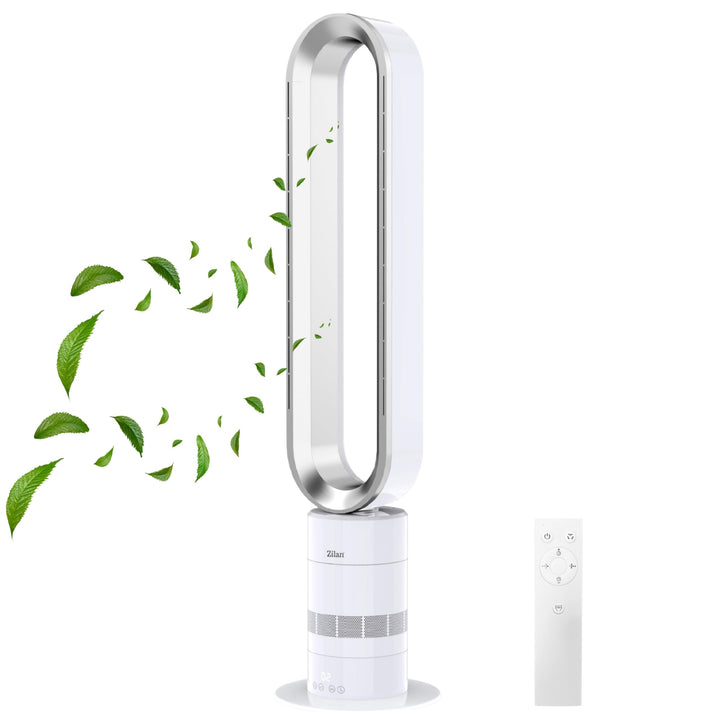 Zilan Turmventilator leise mit Fernbedienung – energiesparender BLDC Motor Standventilator mit Kühlu