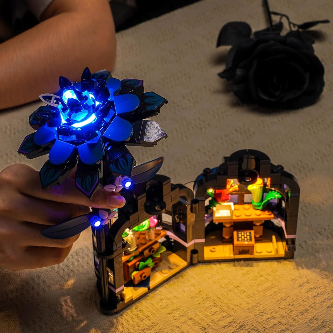 Led Licht Set Kompatibel mit Lego 76784 Black Dahlia Flower (Kein Modell), Dekorationsbeleuchtungsse