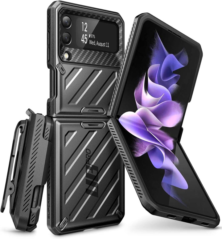 SupCase Outdoor Hülle für Samsung Galaxy Z Flip 3 5G (2021), Robust Handyhülle Bumper Case Premium S