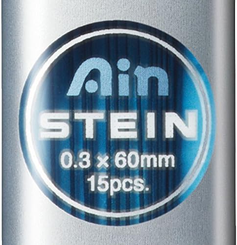 Pentel Ain STEIN C273 Feinmine, 15 Minen je Dose, 0.3 mm, Härtegrad H (12 Dosen) 1 stück (12er Pack)
