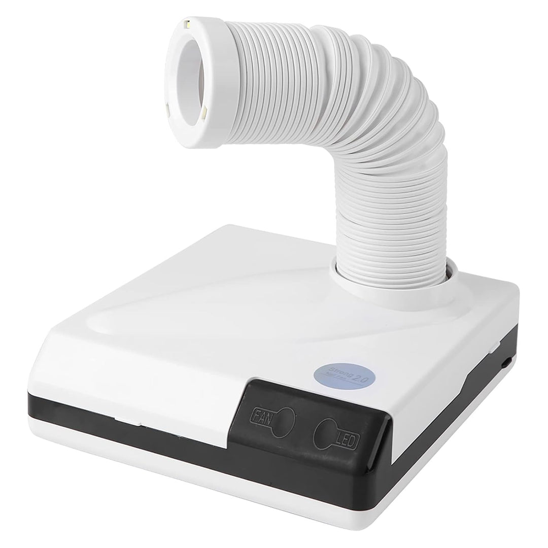 Nagel Staubsauger, 60W 2 IN 1 Salon Saug Staubsammler Maschine Mit LED Licht Starker Power Nail Art